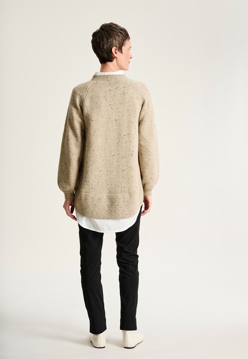 Shinabi cardigan with buttons