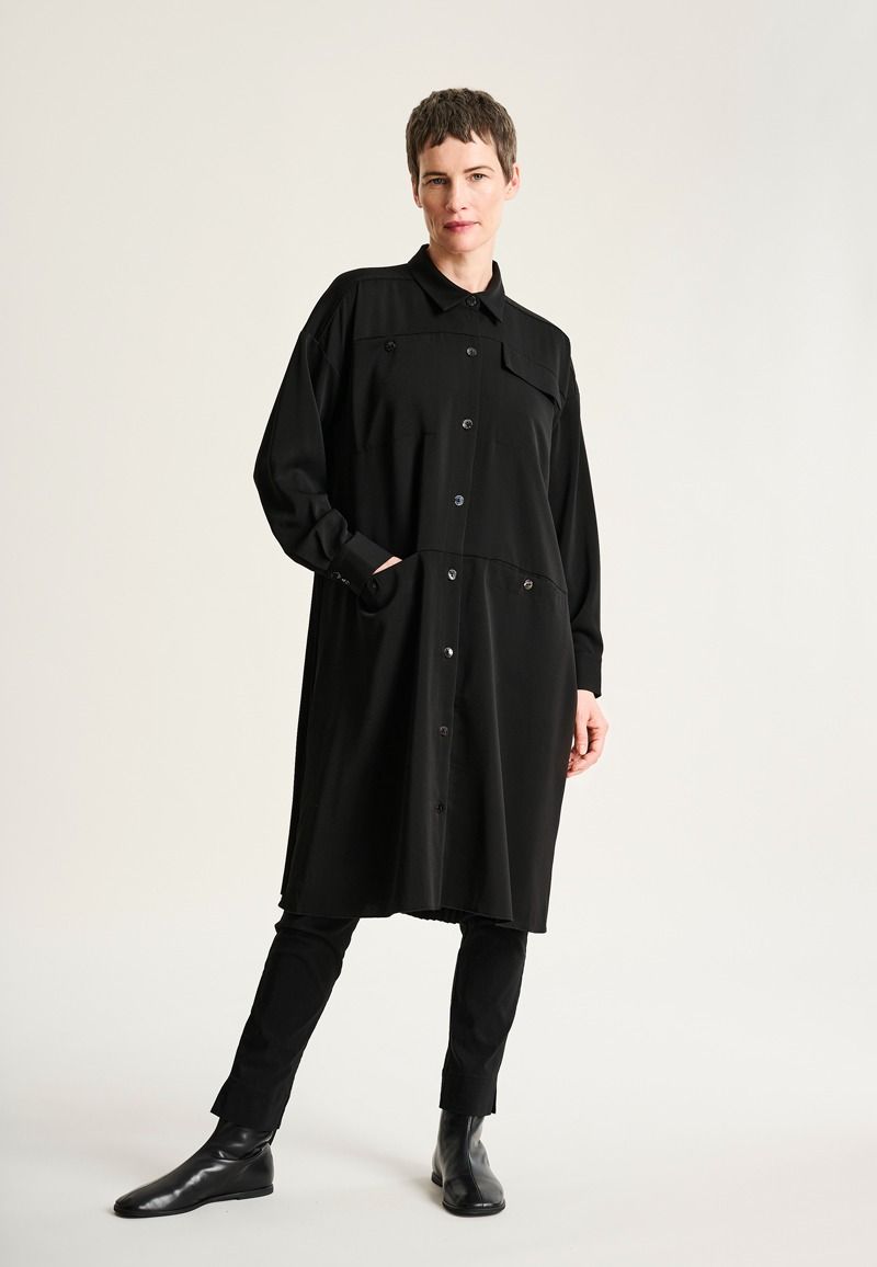 Yume dress with plisse detail