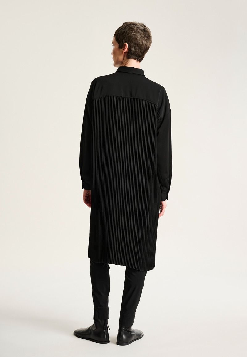 Yume dress with plisse detail