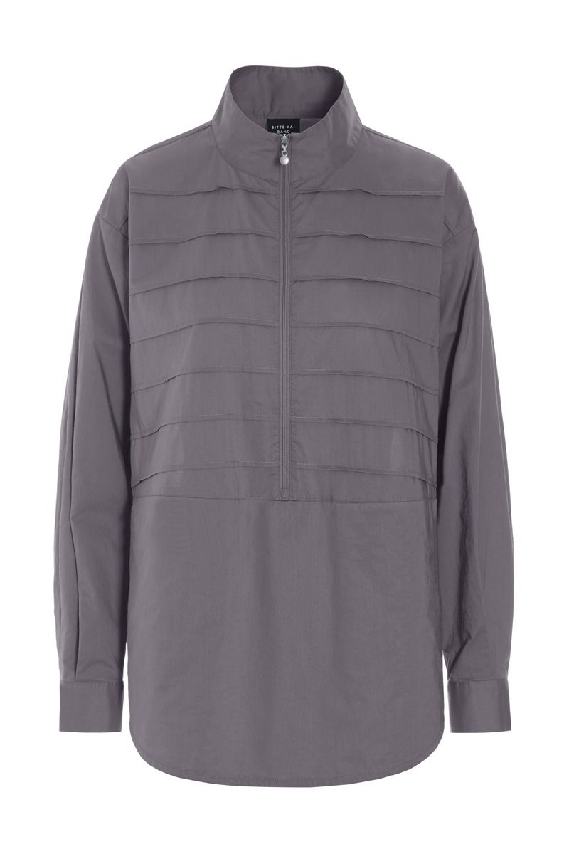 Core cotton pintuckskjorte