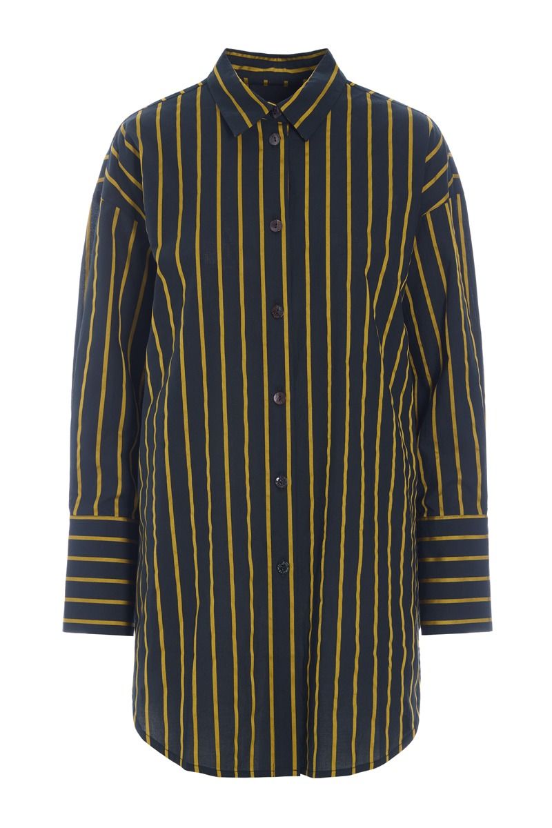 Golden stripes big shirt