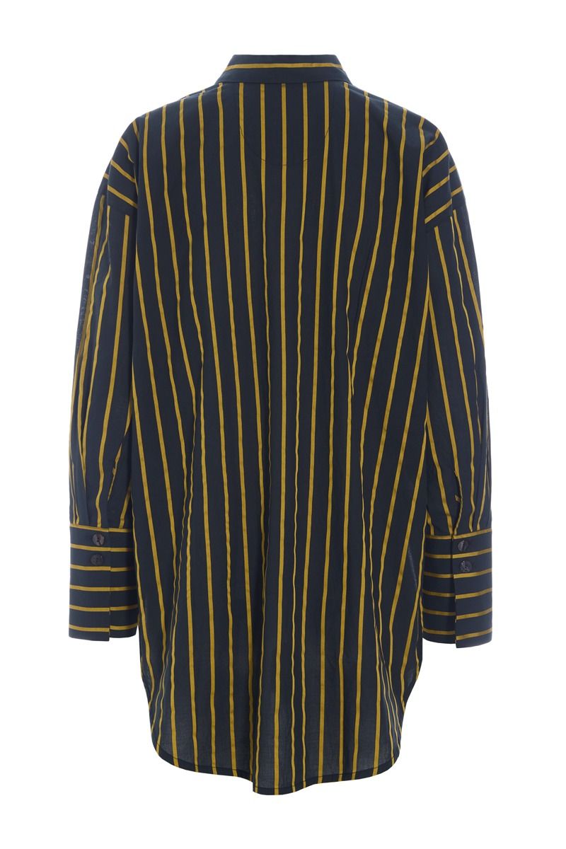 Golden stripes big shirt