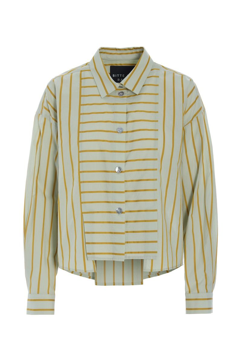Golden stripes skjorte med læg