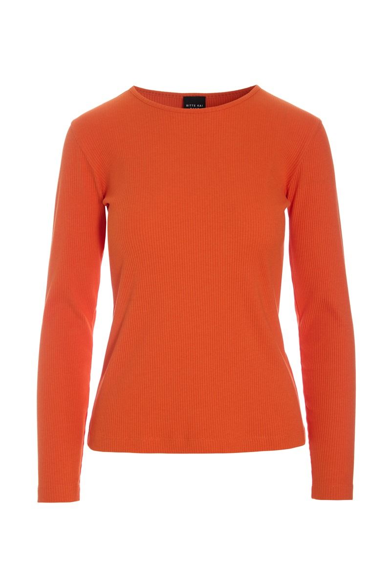 Naibu rib långärm blus