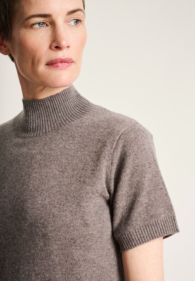 Kumo cashmere short sleeve blouse