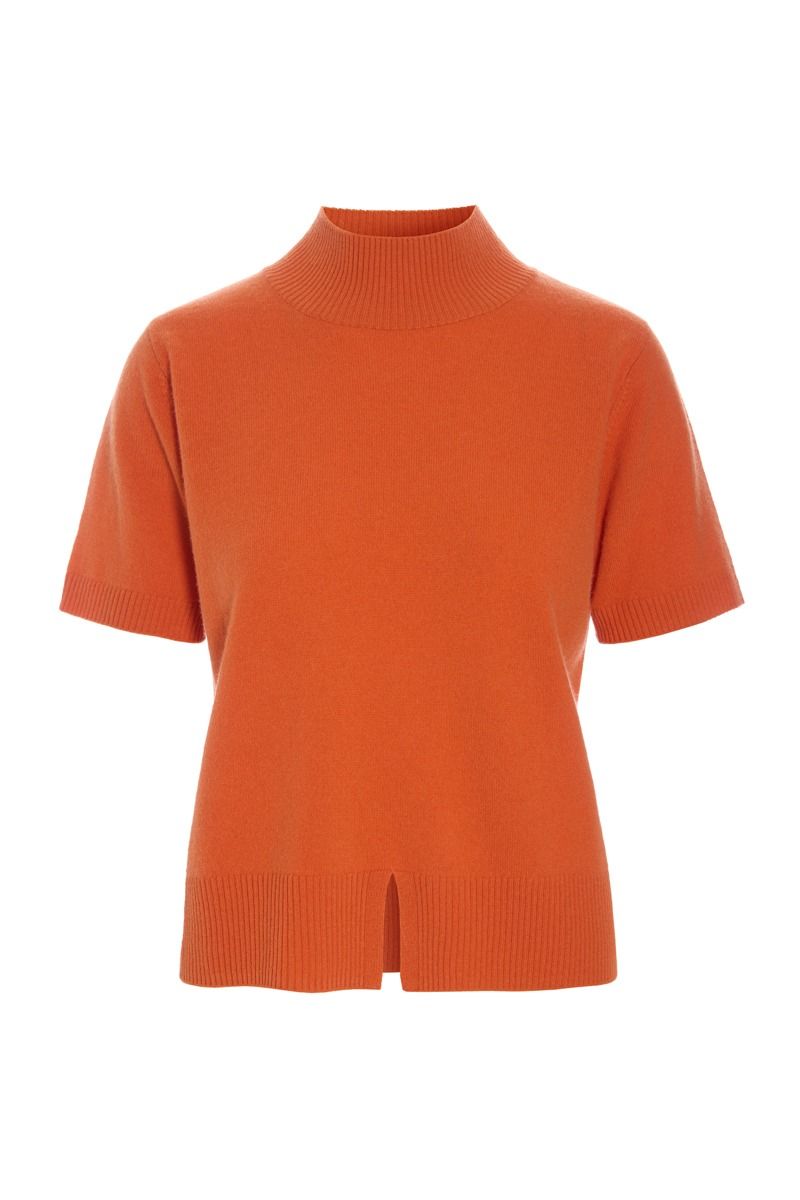 Kumo cashmere short sleeve blouse