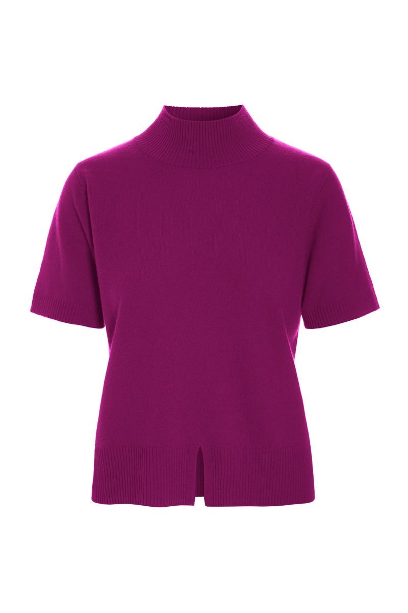 Kumo cashmere short sleeve blouse