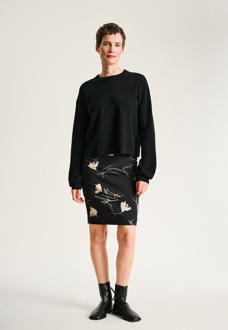 Kumo cashmere long sleeve blouse