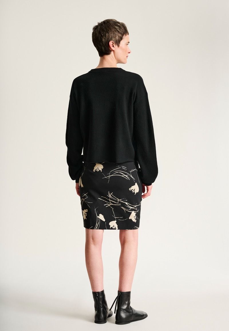 Kumo cashmere long sleeve blouse