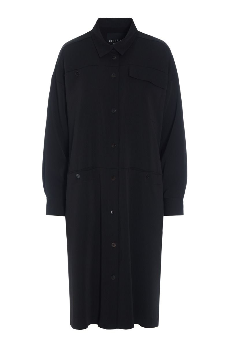 Yume dress with plisse detail