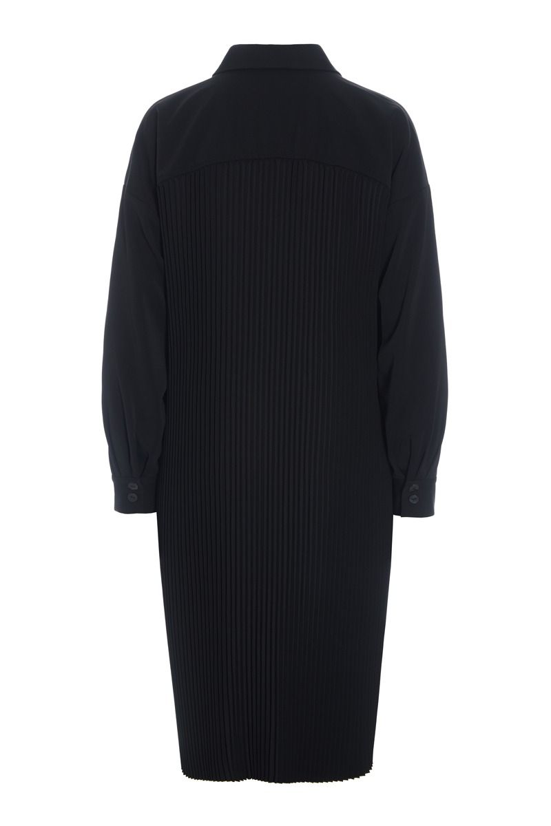Yume dress with plisse detail