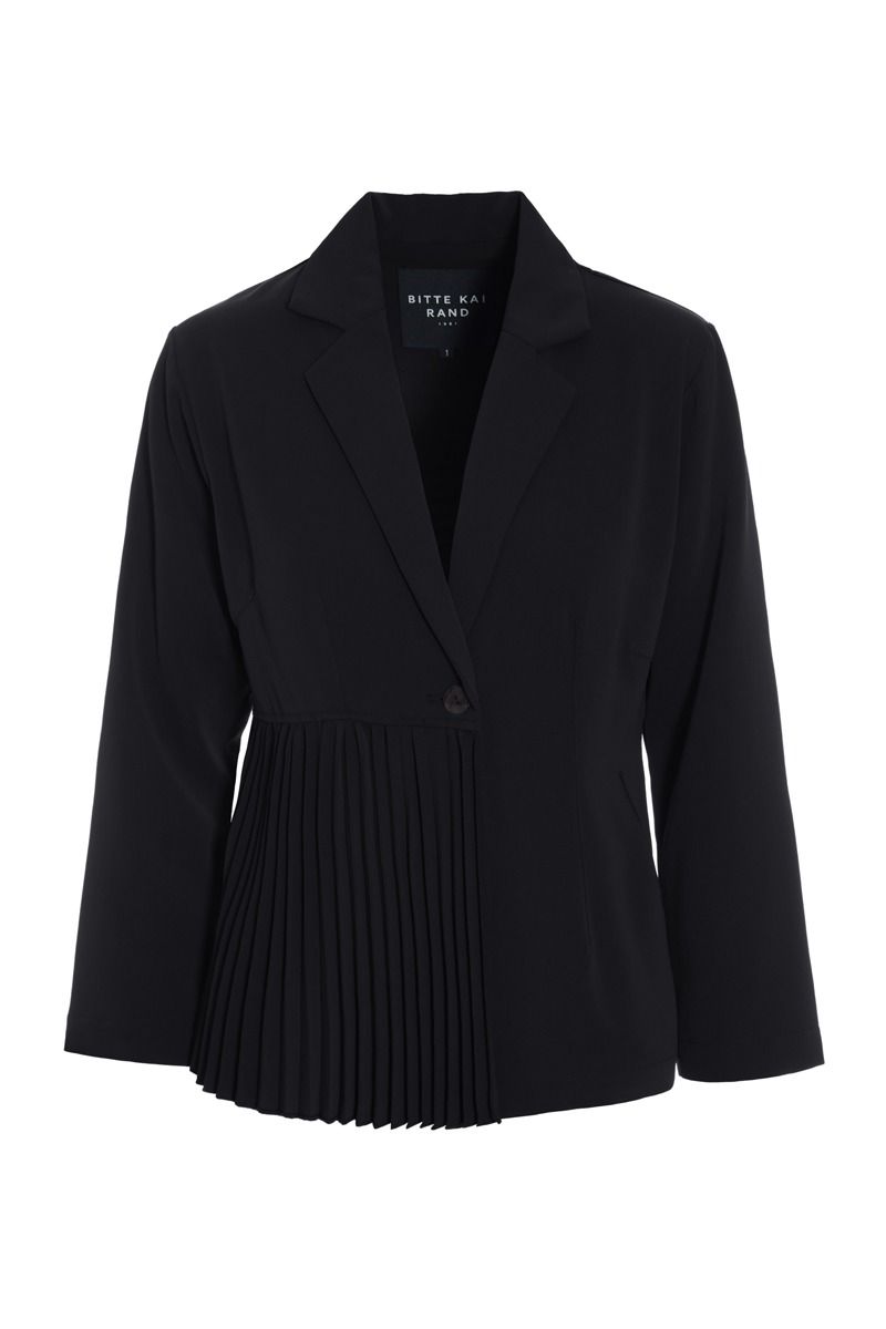 Yume jacket with plisse detail