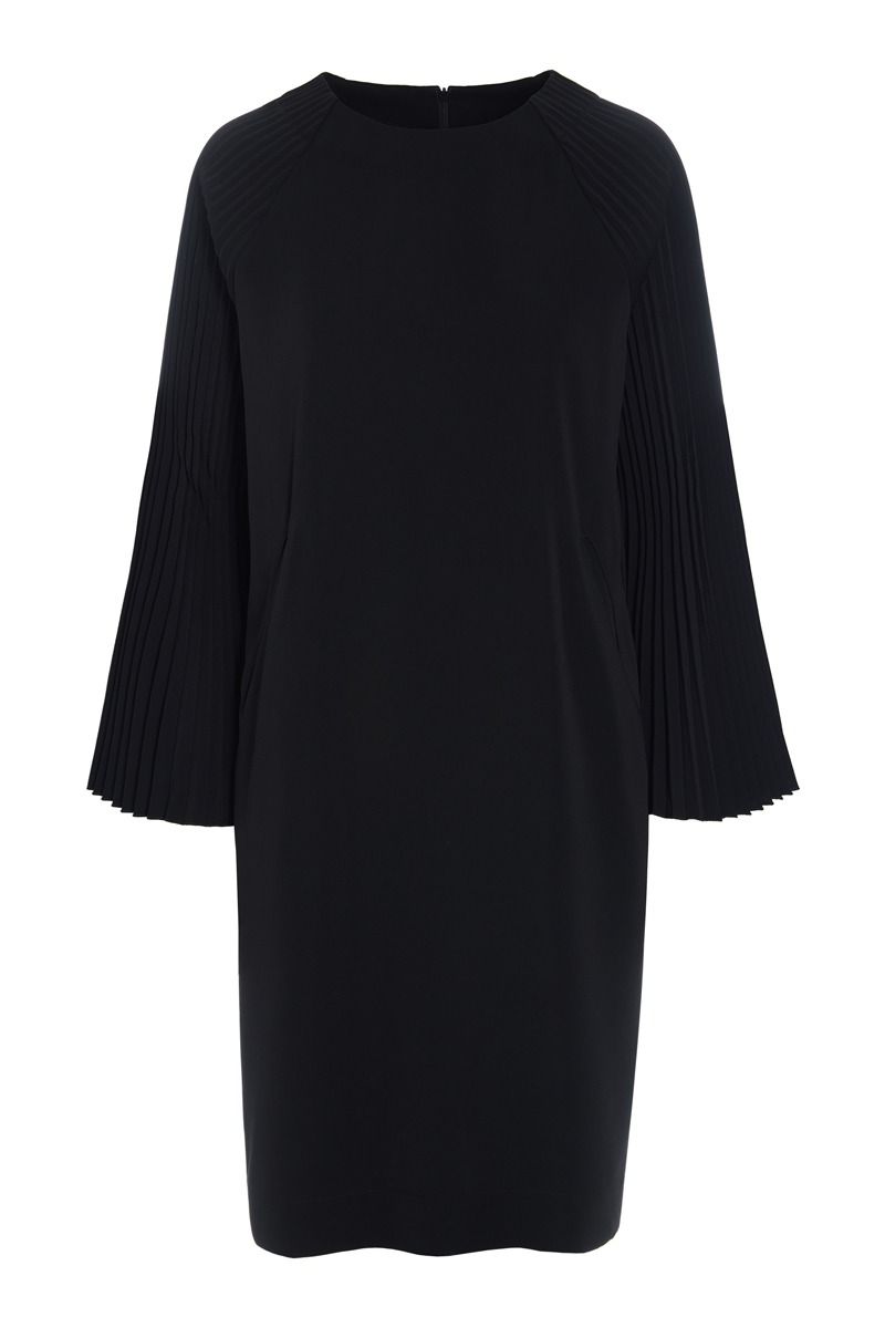 Yume dress with plisse detail