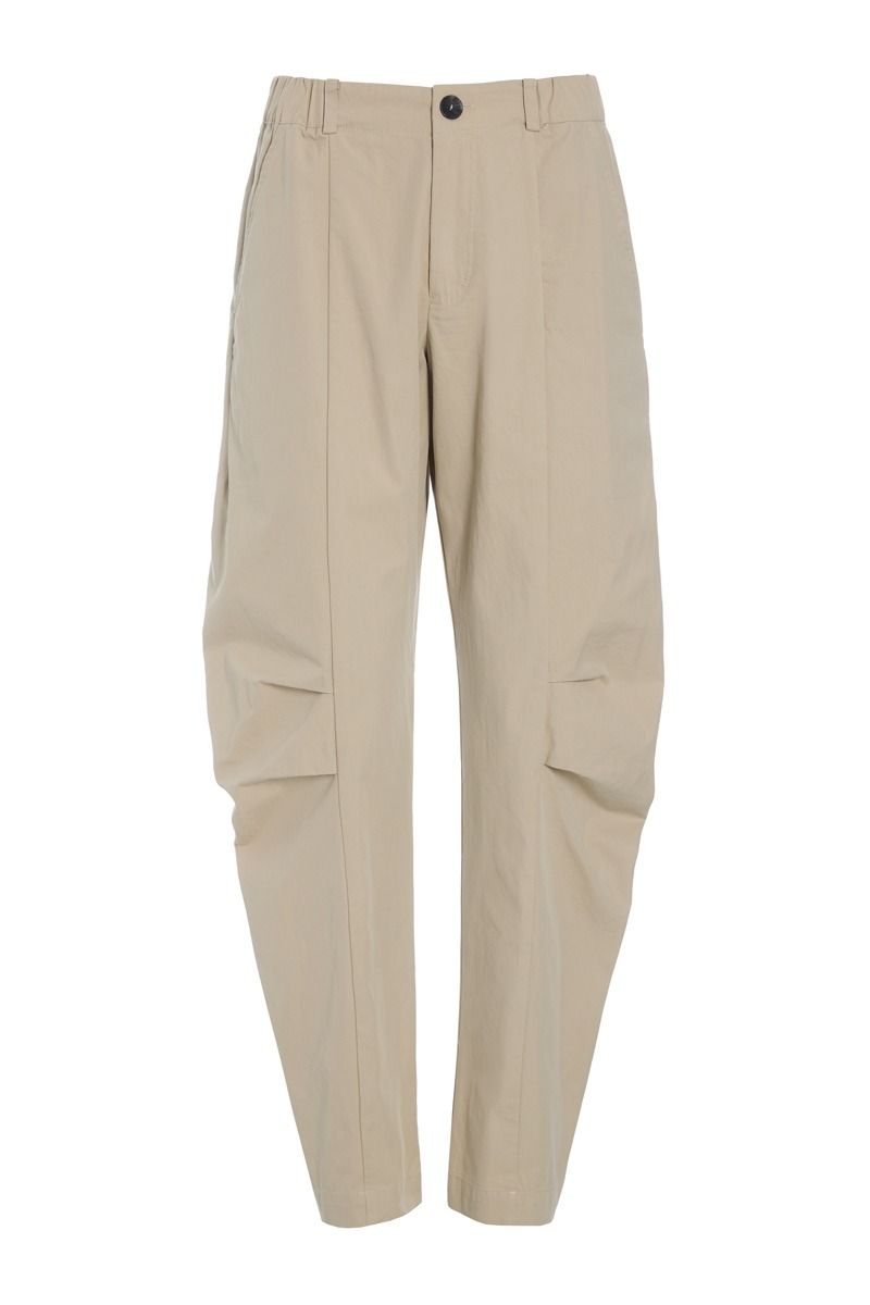 Tazuke trousers with pleats