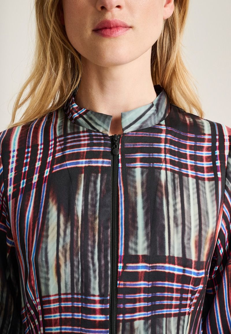 Shinobe dress with zipper