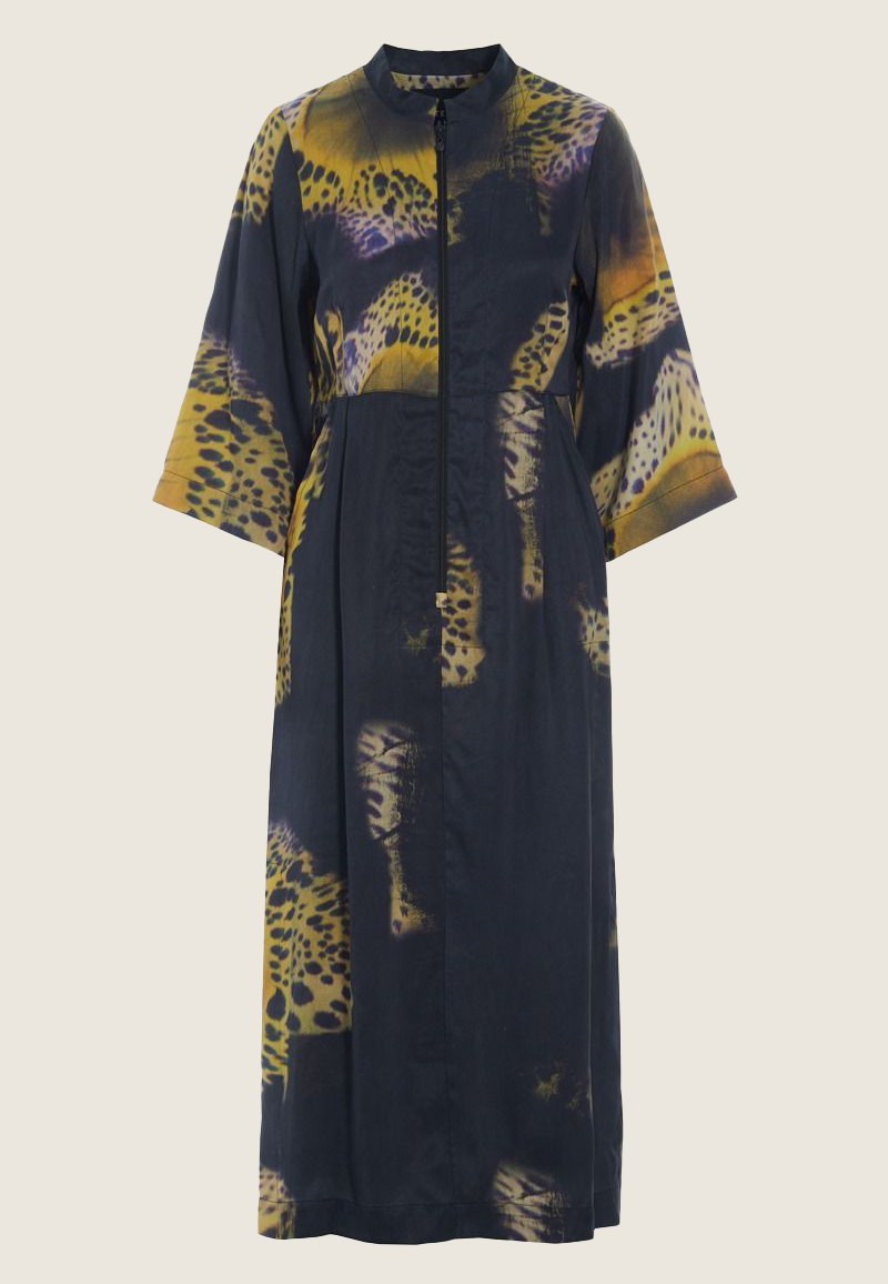 Shinobe dress with zipper