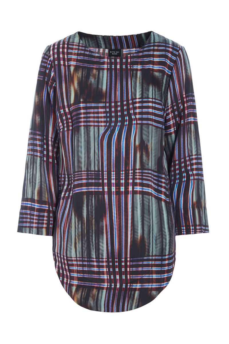 Shinobe blouse with boatneck
