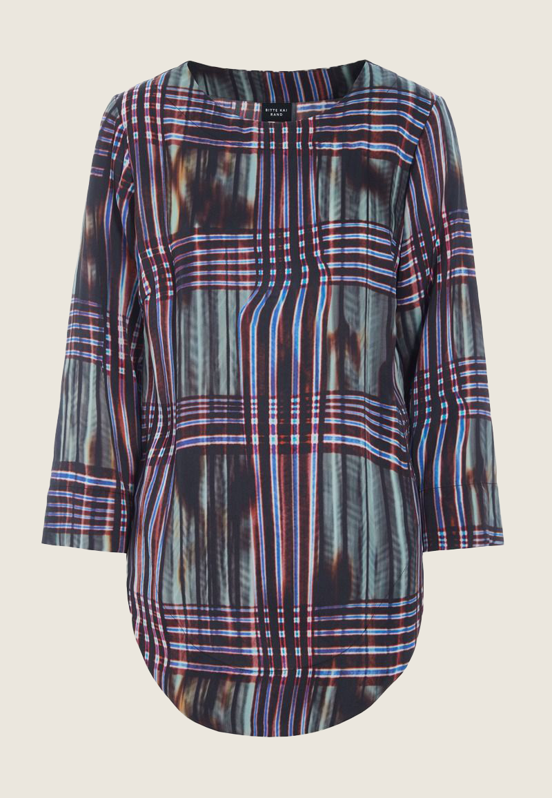 Shinobe blouse with boatneck