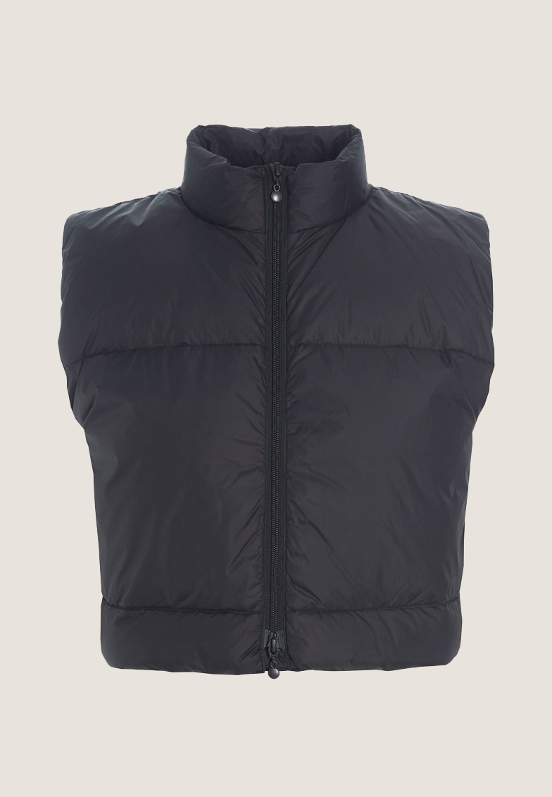 Feather down kort vest