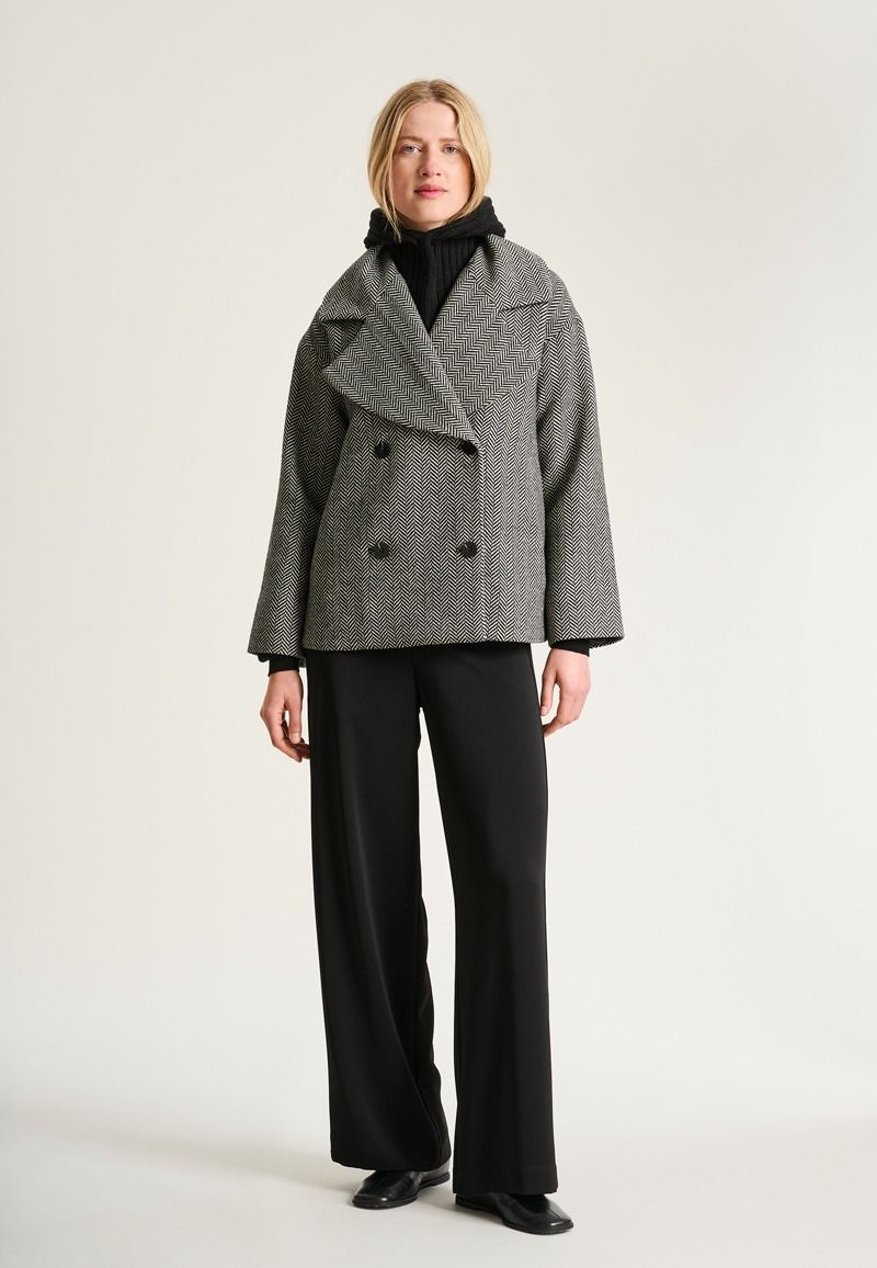 Nishin double-breasted jacket