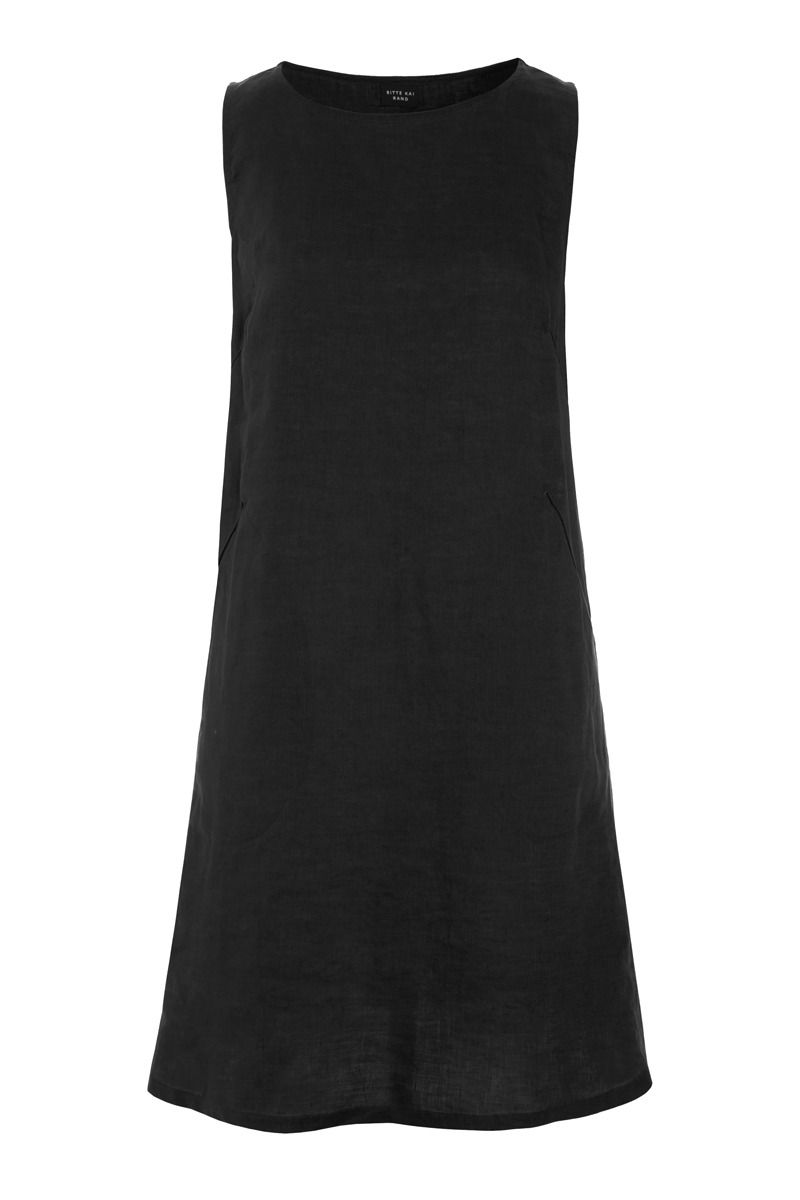 Airy linen short dress