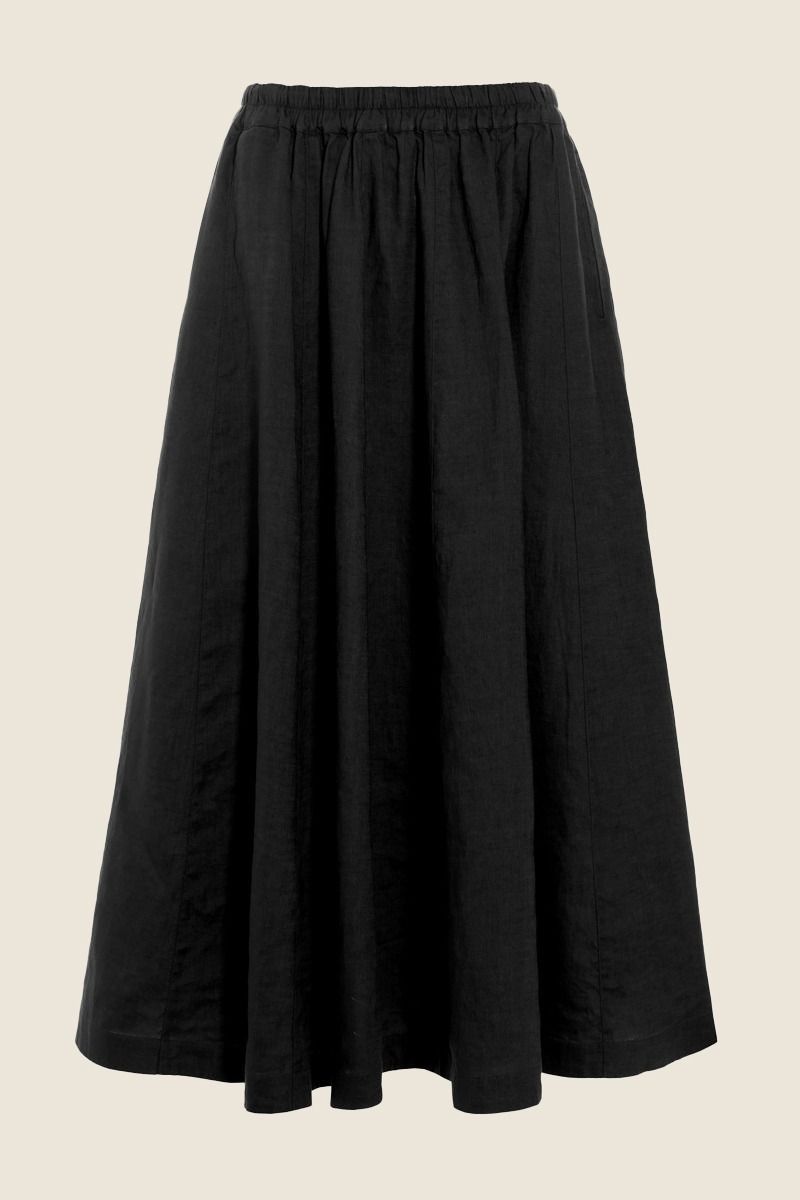 Airy linen nederdel
