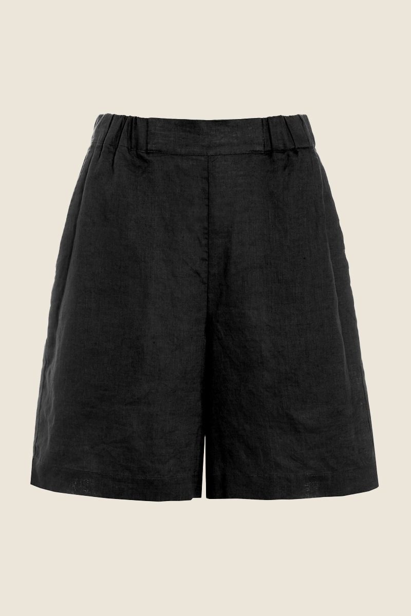 Airy linen shorts