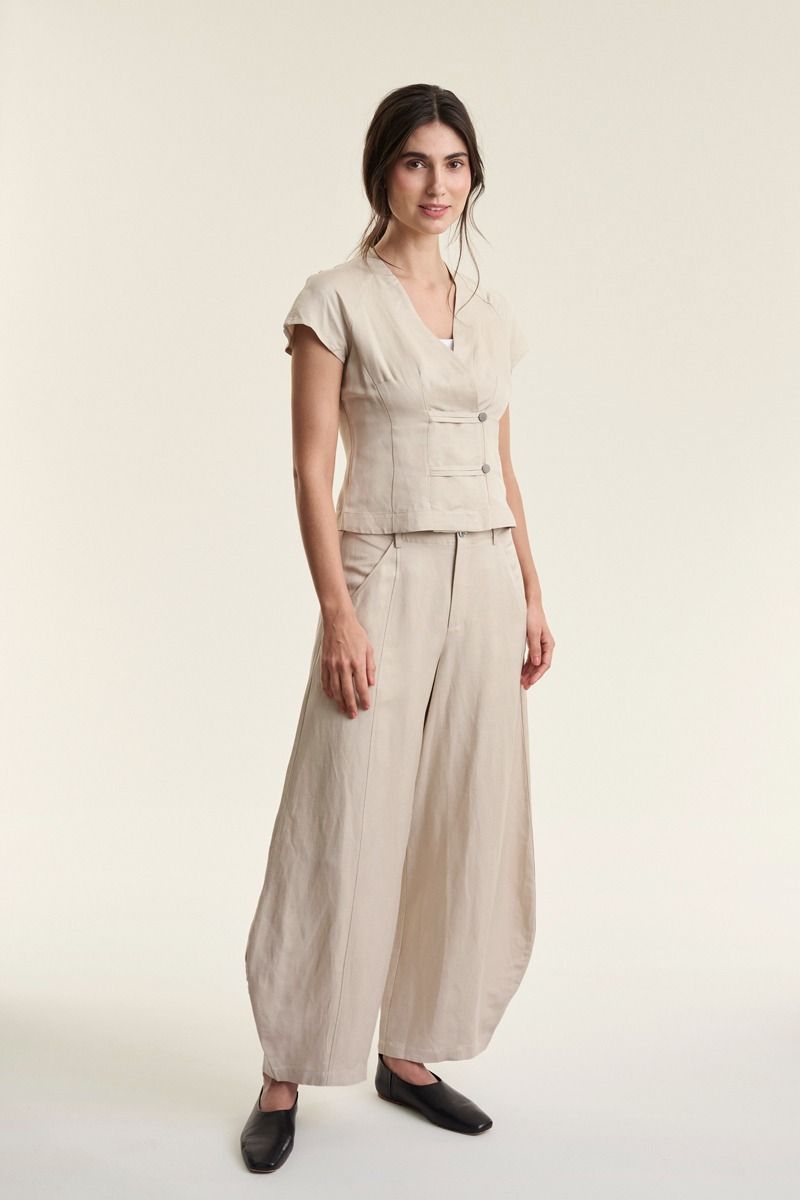 Sukosu kortärm blus