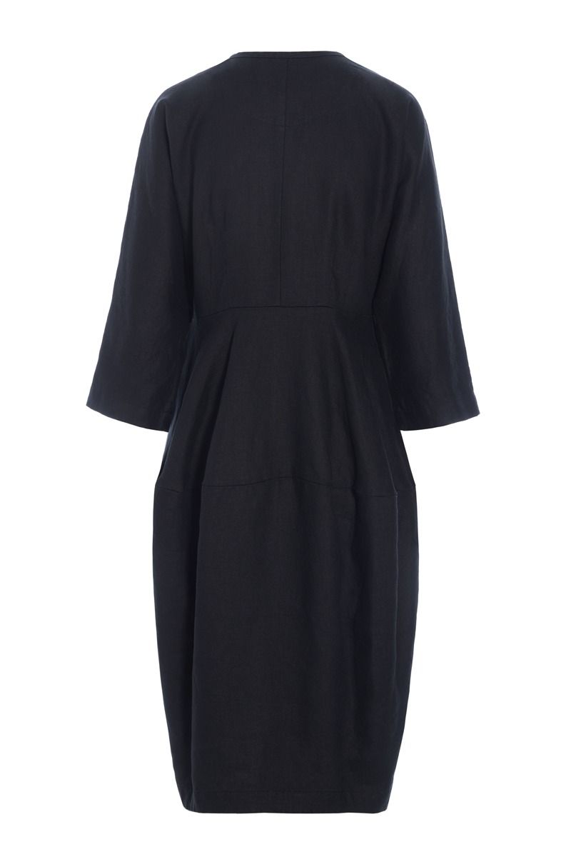 Lazy linen Kleid mit reißverschluss.