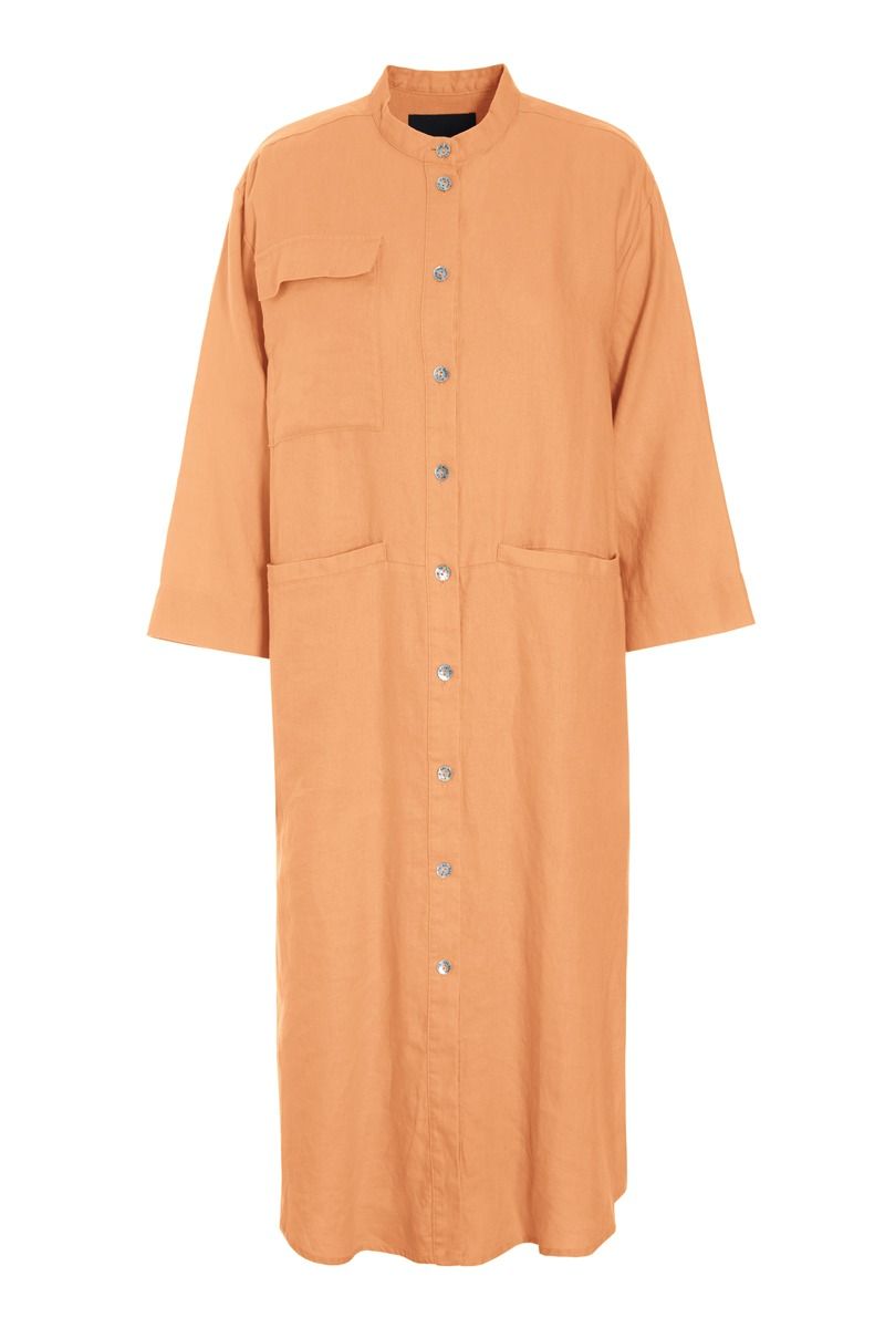 Lazy linen Hemdkleid