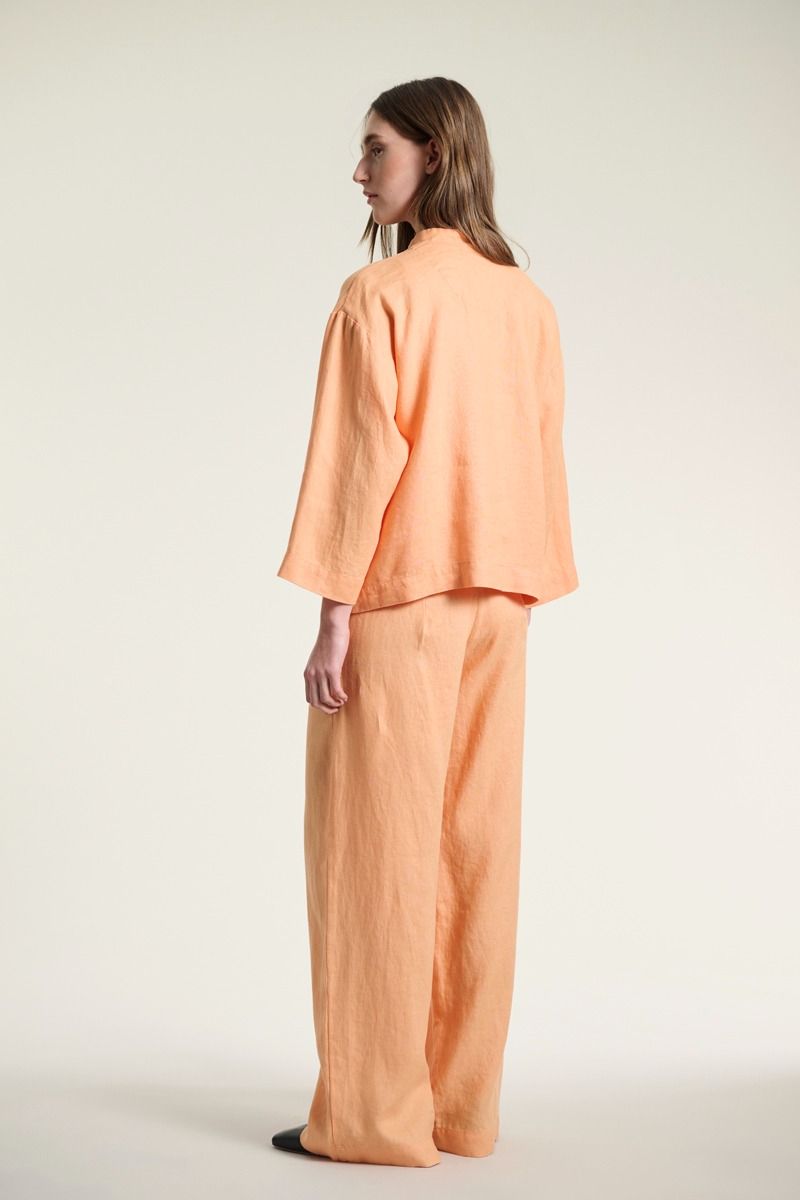 Lazy linen Gerade Hosen