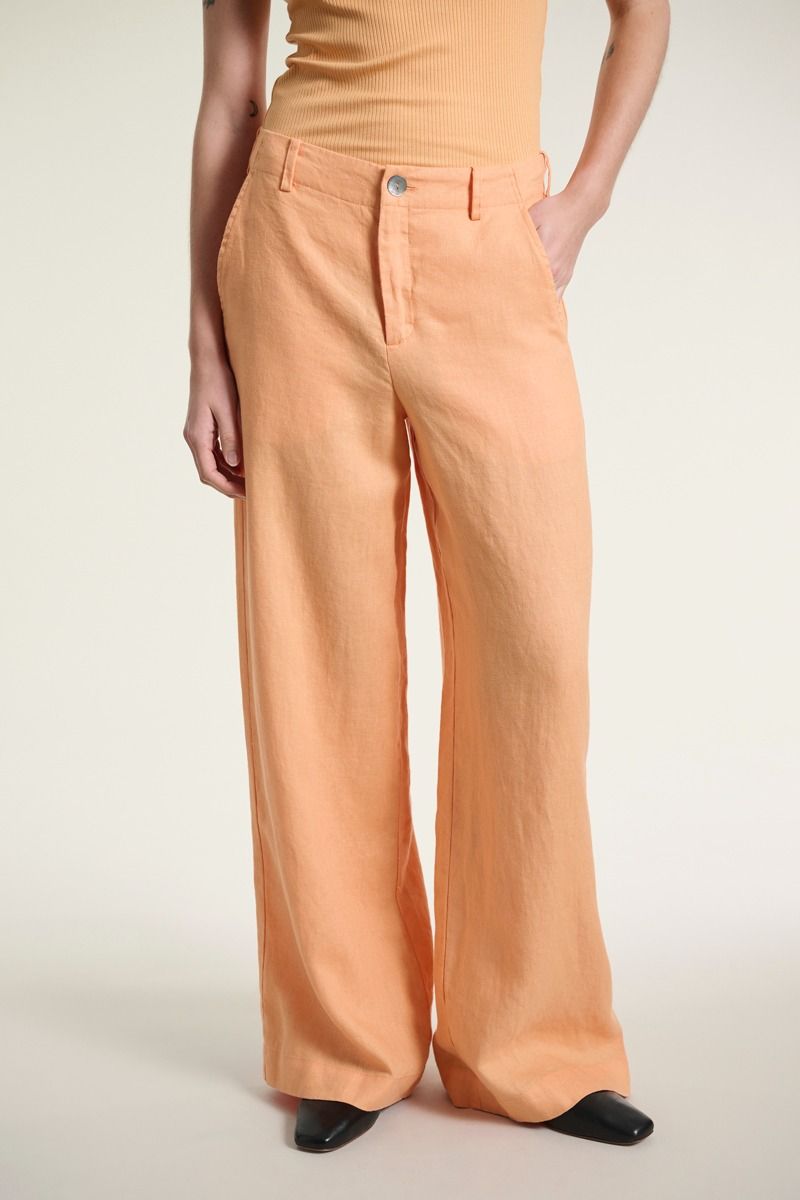 Lazy linen Gerade Hosen