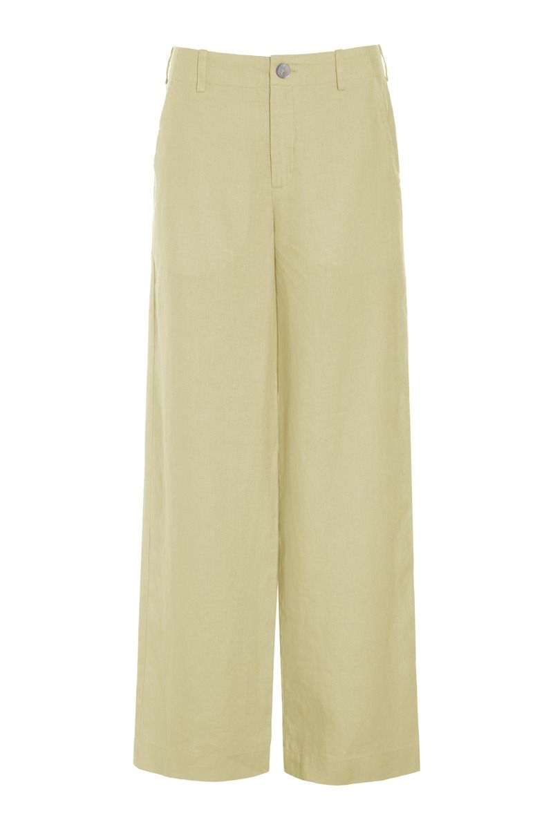 Lazy linen Gerade Hosen