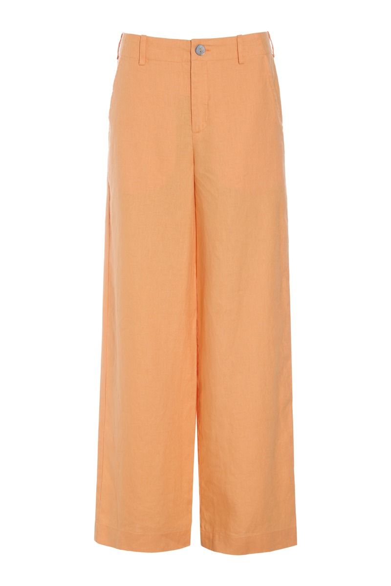 Lazy linen Gerade Hosen