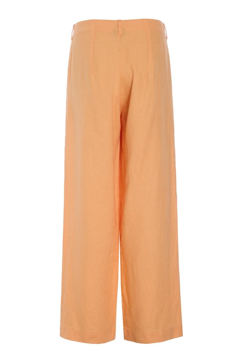 Lazy linen Gerade Hosen