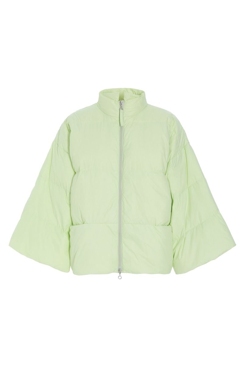 Feather down Jacke mit Kragen