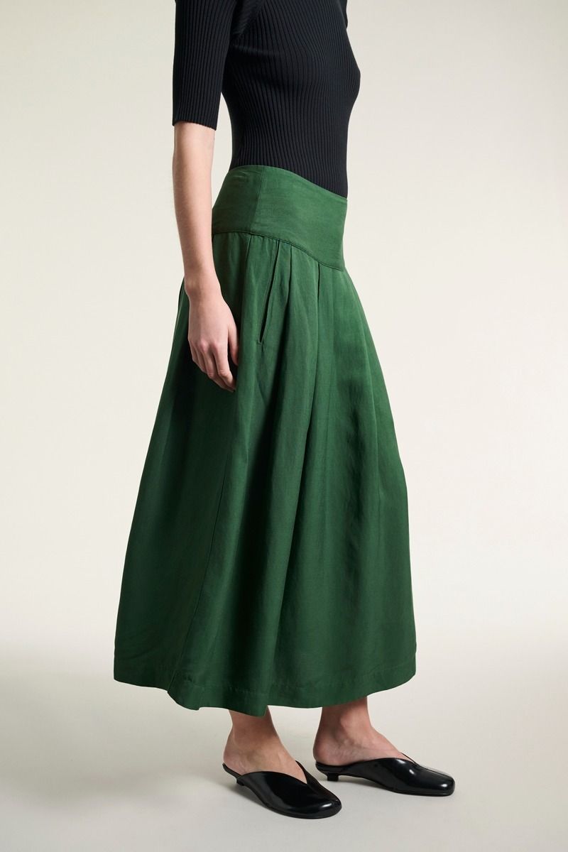 Kumamoto skirt with pleats