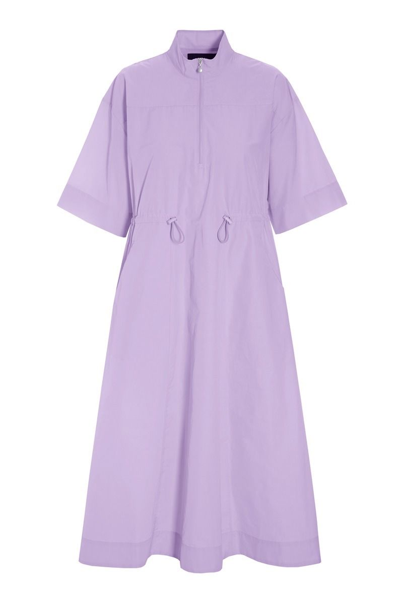 Fukkura kjole med lynlås