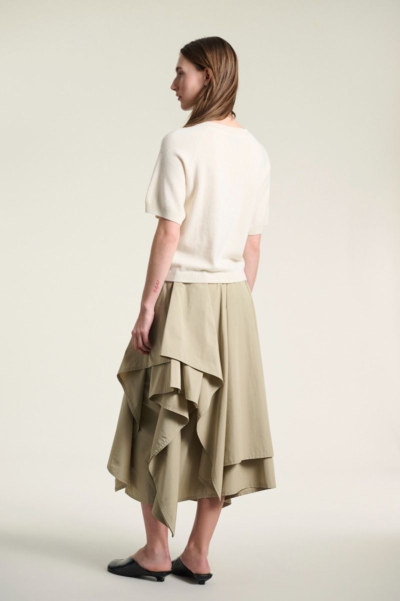 Kumo cashmere Bluse mit kurzarm