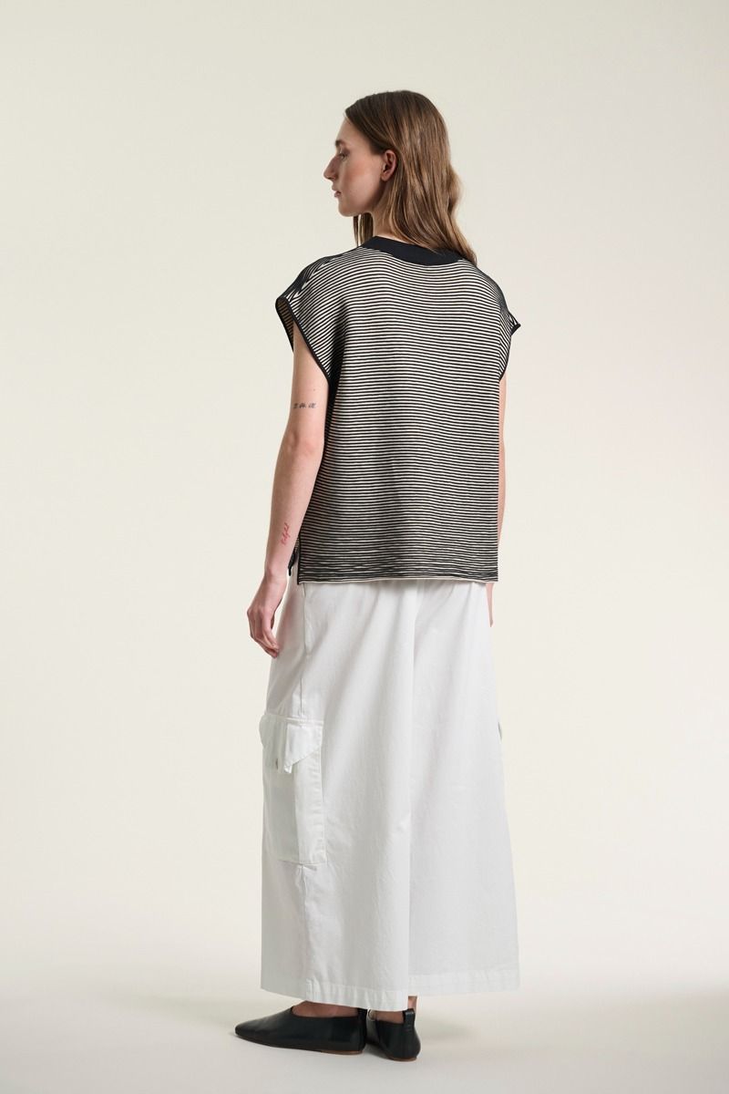 Saku Bluse mit Biesen