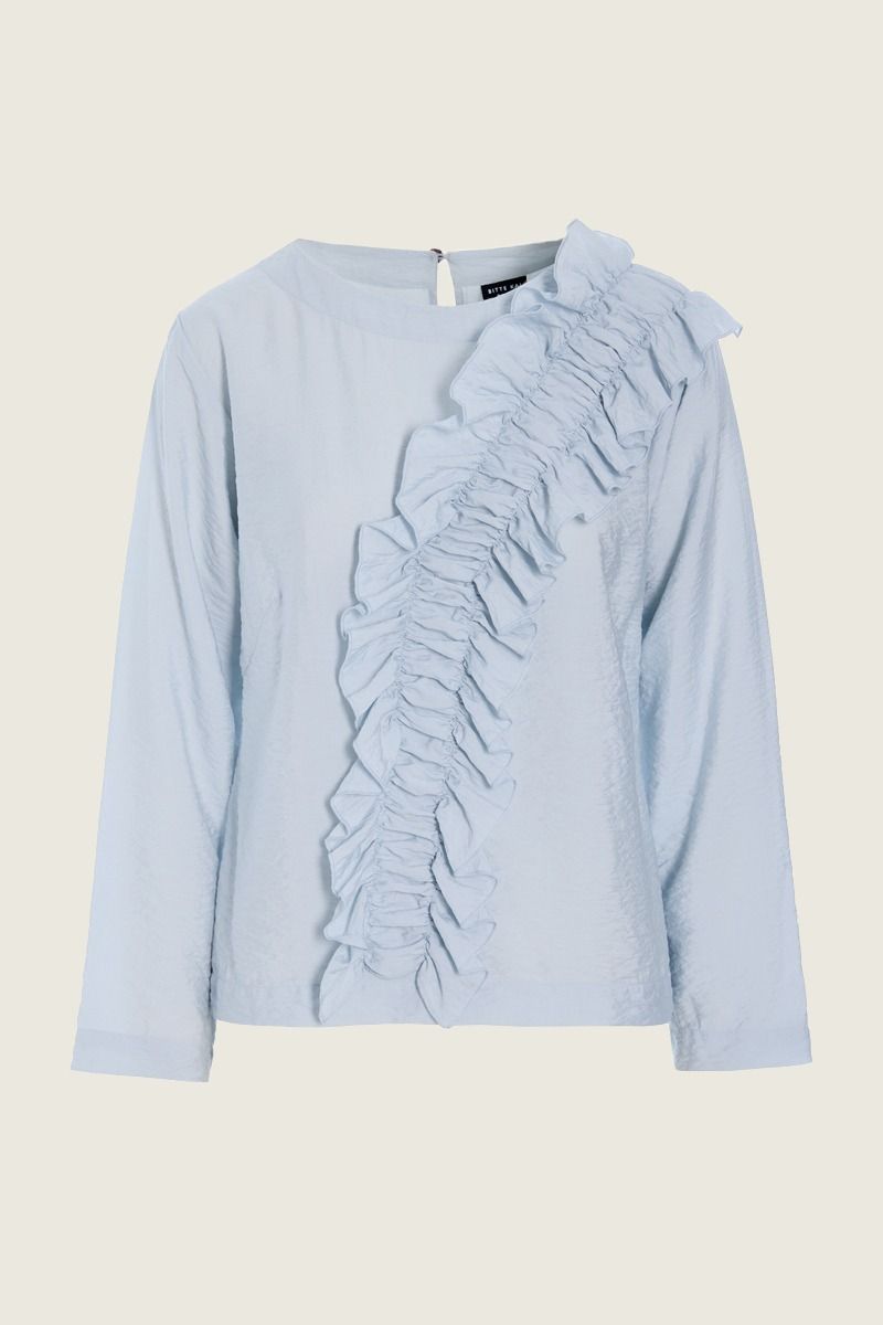 Karu blouse with flounce