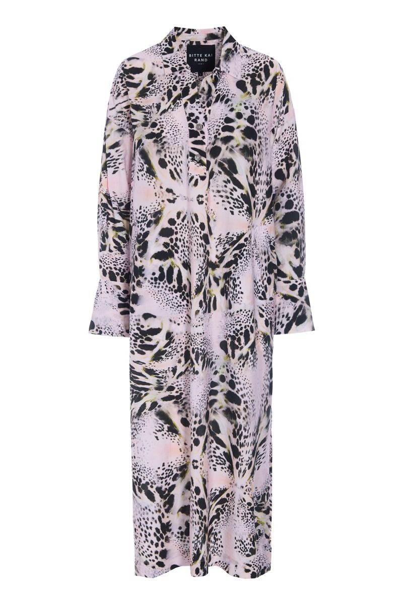 Tsuki Kleid mit V-Ausschnitt