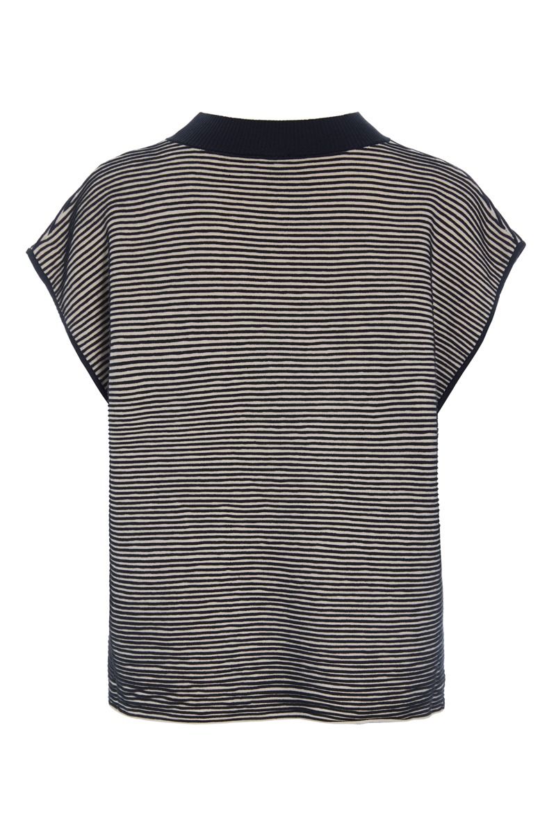 Saku Bluse mit Biesen