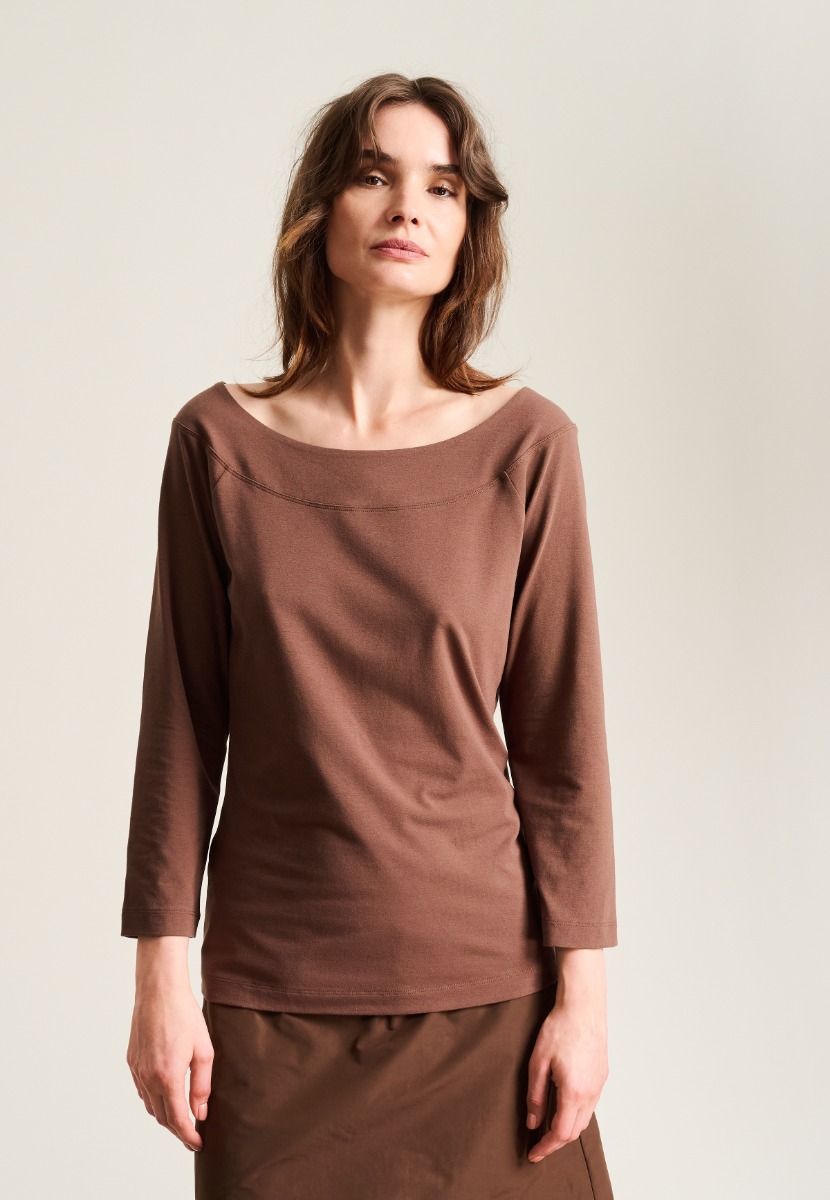 Wakaba bluse med 3/4 ærme