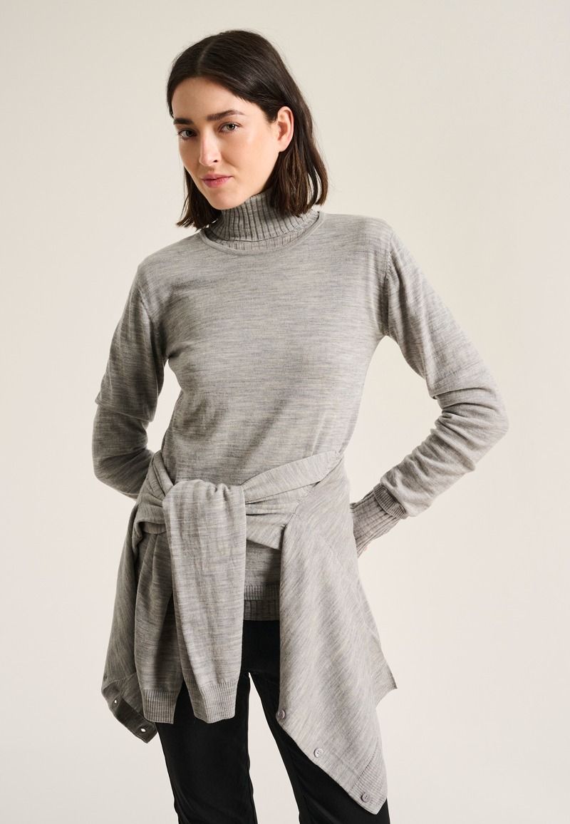 New wool turtleneck pullover