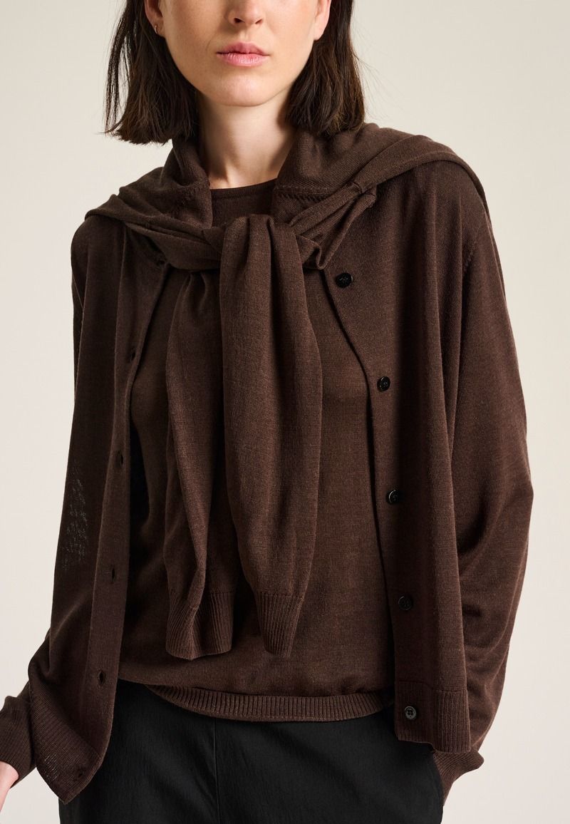 New wool cardigan
