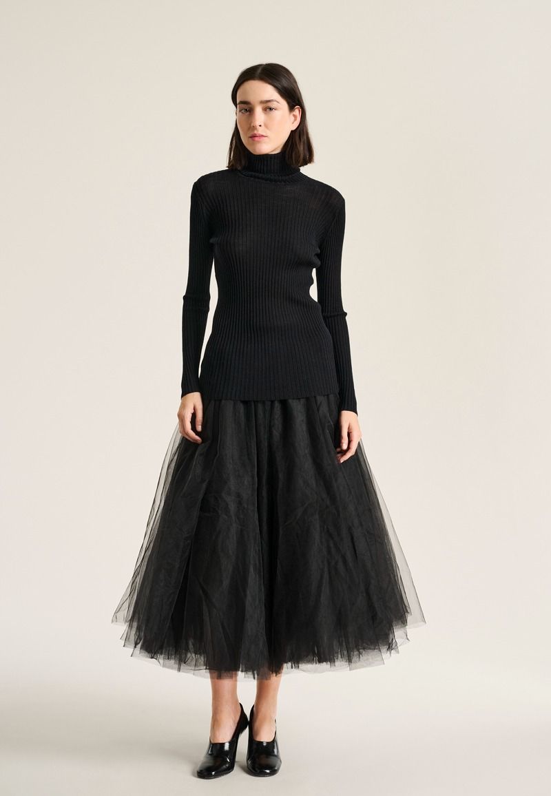 New wool turtleneck pullover