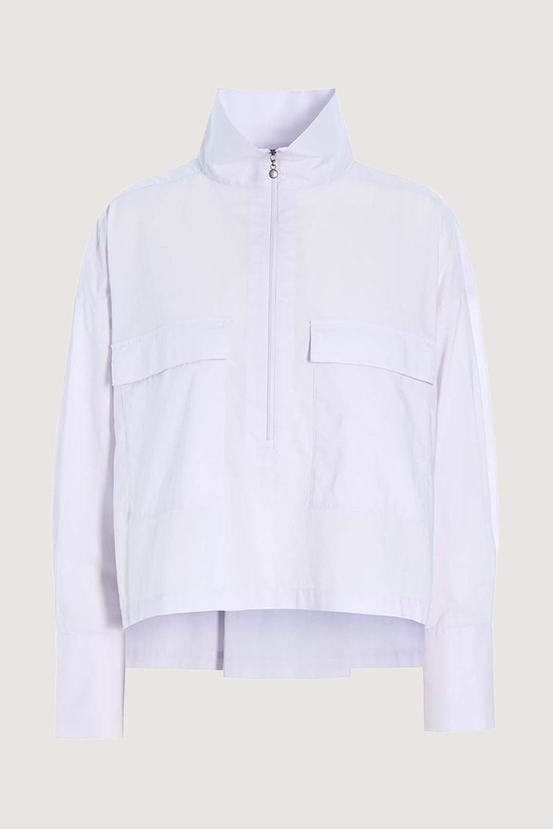 Core cotton skjorta med dragkedja