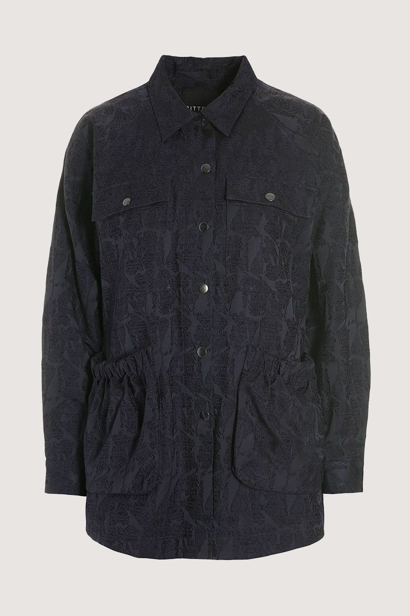 Jacquard stretch kavaj