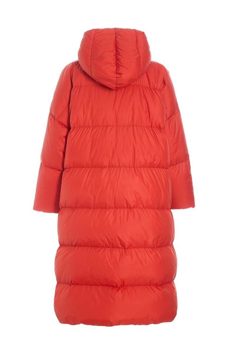 Feather down übergroßer Mantel